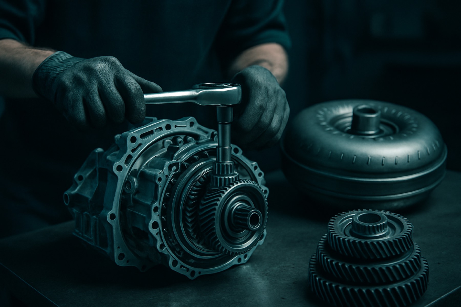 Rebuilding an automatic transmission on the bench